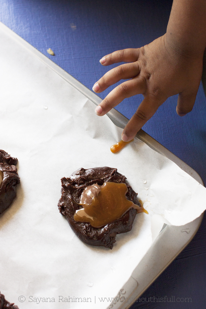 Image of Salted Caramel on cookie dough