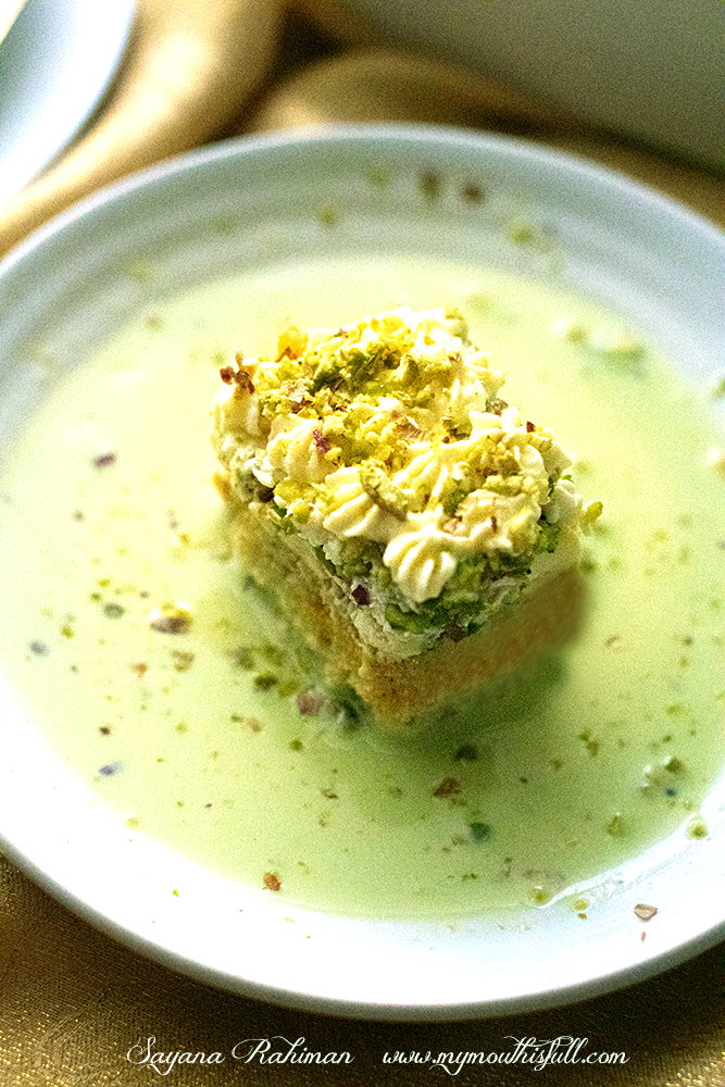 Image of Pistachio Milk Cake