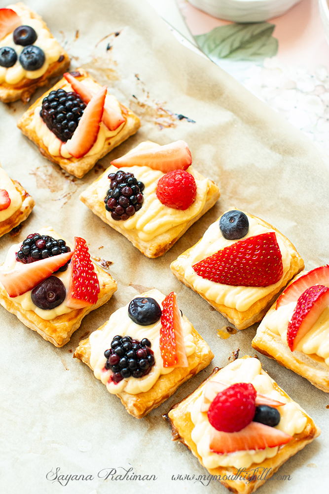 Image of Berry Custard Tarts