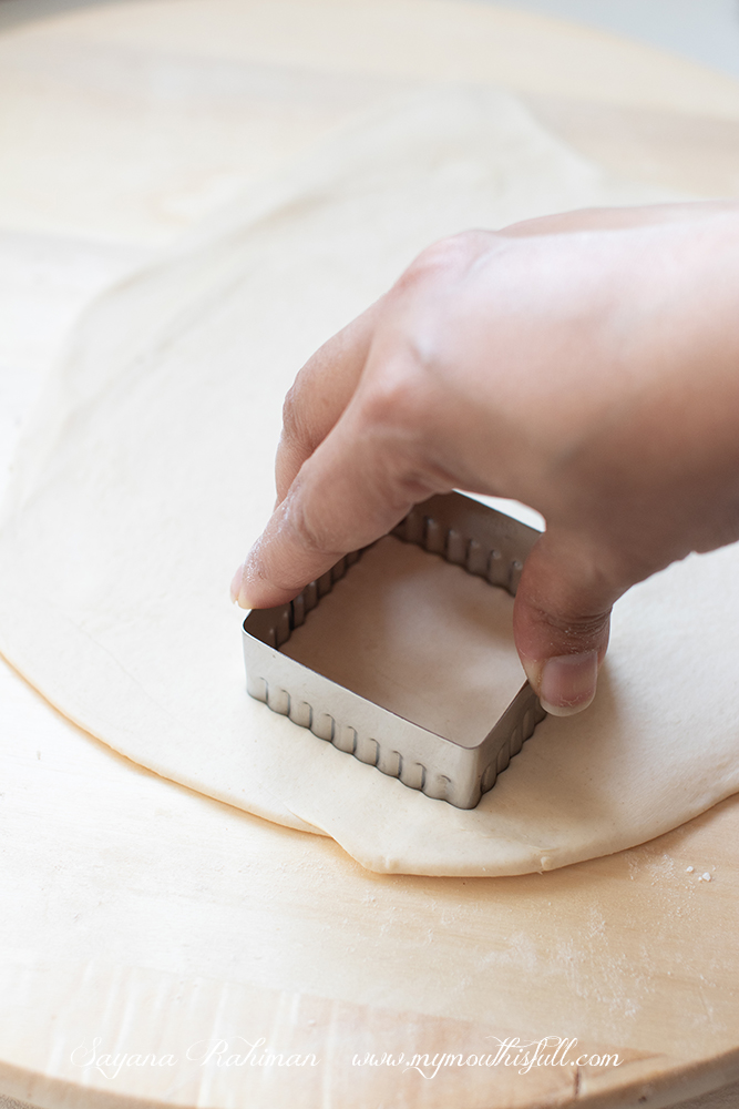 Image of Puff Pastry being cut